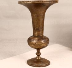 South Indian Art Brass Flower Pot for Home and Office Decor