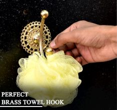 Golden Finish Handmade Brass Hook for Home Decoration