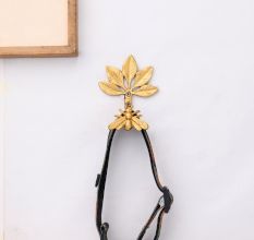 Golden Iron Bee Wall Hooks for Hanging