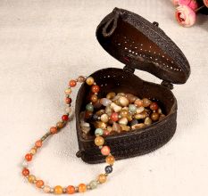 Heart-Shaped Finest Brass Jewelry Box for Decoration