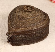 Beautiful High-Quality Brass Jewelry Box for Home Decor