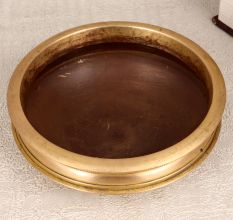 South Indian Premium Brass Urli in Brown Finish for Decoration