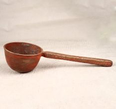 Finest Brass Holy Spoon in Brown Finish for Havan and Decor