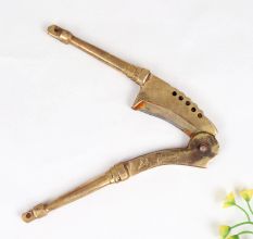 Vintage Brown Finish Brass Iron Betel Nut Cutter Sarota
