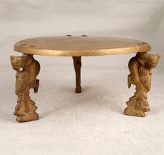 South Indian Art Brass Table for Decoration and Collection