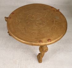 South Indian Art Brass Table for Decoration and Collection