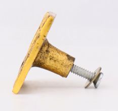 6 Pieces Antique Golden Aluminium Cabinet Knobs