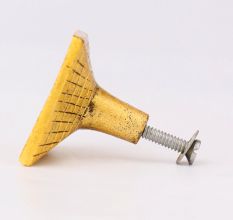 6 Pieces Antique Golden Aluminium Cabinet Knobs