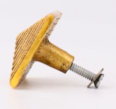 6 Pieces Antique Golden Aluminium Cabinet Knobs