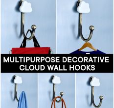 White Cloud Ceramic Metal Hook Antique Fitting