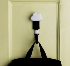 White Cloud Ceramic Hook