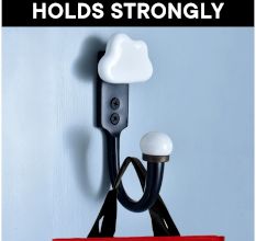 White Cloud Ceramic Hook