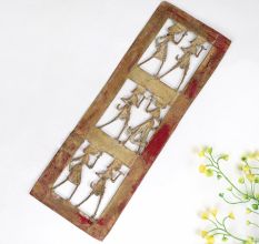Vintage Brass Wall Art for Decoration in Tribal Art