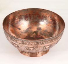 Adorable High-Quality Copper Islamic Art Bowl for Decor