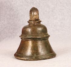 Vintage Handmade Brass Hanging Bell for Temple