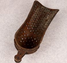 Vintage Brass Armour in Jali Work in Himalayan Art