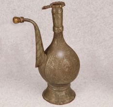 Handmade Islamic Art Copper Aftaba Pot for Home Decor