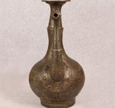 Islamic Art Engraved Copper Aftaba Pot for Collection