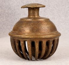 Vintage Brown Bell Metal Elephant Bell for Home Decor