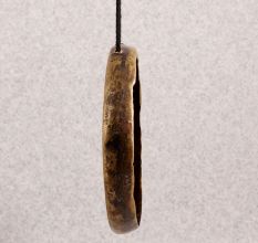 Vintage Handmade Bell Metal Gong in Tibetan Art