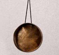 Handcrafted Tibetan Art Bell Metal Gong for Decoration