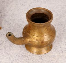 Handmade Vintage Sagar Water Pot with Spout for Decor
