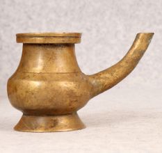 Handmade Vintage Sagar Water Pot with Spout for Decor