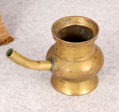 Handcrafted Vintage Brass Sagar Water Pot for Decor