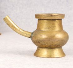 Handcrafted Vintage Brass Sagar Water Pot for Decor