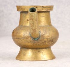 Handcrafted Vintage Brass Sagar Water Pot for Decor