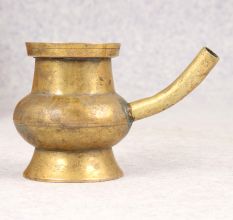 Handcrafted Vintage Brass Sagar Water Pot for Decor