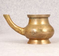 Vintage Finest Brass Water Pot with Spout for Prayer Room