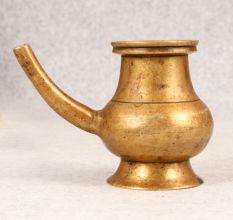 High-Quality Brass Sagar Water Pot with Spout for Decor