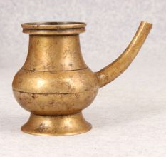 High-Quality Brass Sagar Water Pot with Spout for Decor
