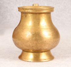 Used Finest Brass Handmade Water Pot with Spout for Decor