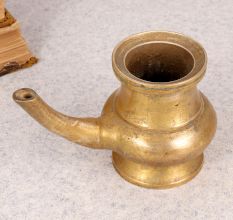 Indian Traditional Sagar Water Pot with Spout Made of Brass