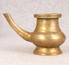 Indian Traditional Sagar Water Pot with Spout Made of Brass