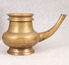 Vintage Brown Finish Sagar Water Pot Made of Brass