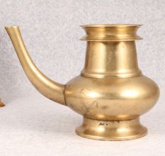 Handmade Traditional Brass Sagar Water Pot with Spout