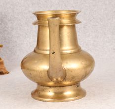 Handmade Traditional Brass Sagar Water Pot with Spout