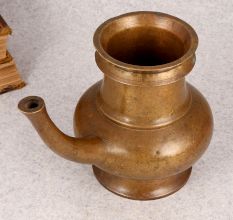 Handcrafted Indian Brass Sagar Water with Spout for Decor