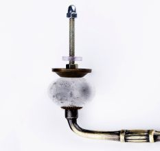 Bubble Clear Glass Bridge Handle