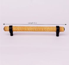 Adjustable Natural Round Rattan Drawer Handles (5 Inch)