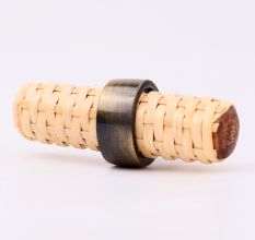 Adjustable Rattan Natural Cabinet Knobs Dresser Pulls