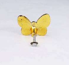 Decorative Golden Butterfly Metal Drawer Knob
