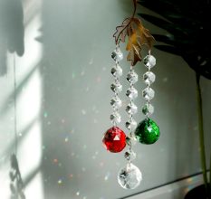 Multicolor Suncatchers Crystals Ball Prism Garden Decor for Gift