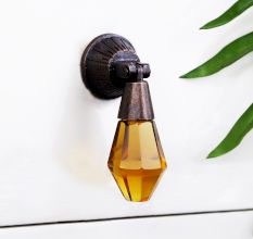 Champagne Glass Pull Teardrop Cabinet Knob