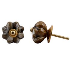 Marble Medium Melon Knob (1)