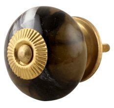 Marble Round Ceramic Knob (1)