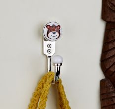 Multicolor Animals Ceramic Kids Wall Hooks